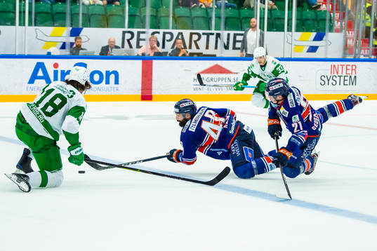 Växjös Daniel Rahimi och Filip Cederqvist och Rögles