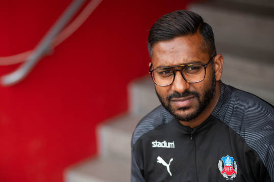 Helsingborgs tränare Alexander Tengryd