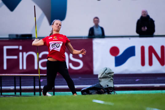 Carolin Näslund, IF Göta Karlstad deltar i spjut