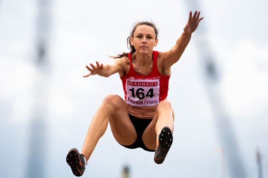 Erica Jarder, IF Göta Karlstad deltar i längdhopp