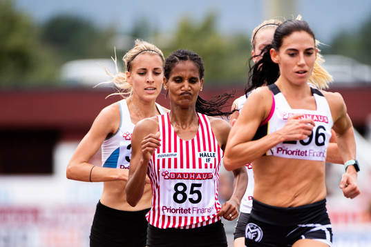 Samrawit Mengsteab, Hälle IF deltar i 5000 meter