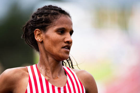 Samrawit Mengsteab, Hälle IF deltar i 5000 meter