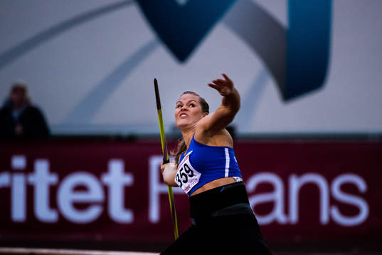 Ásdís Hjálmsdóttir, Spårvägens FK deltar i spjut
