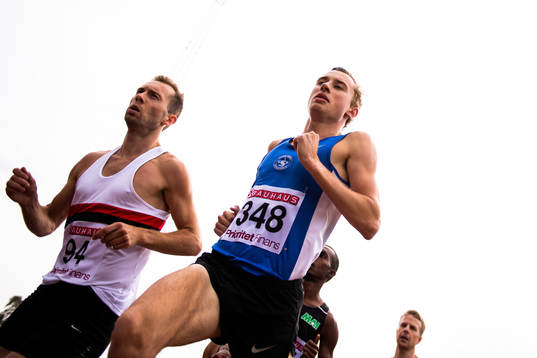 Kalle Berglund, Spårvägens FK deltar i 5000 meter