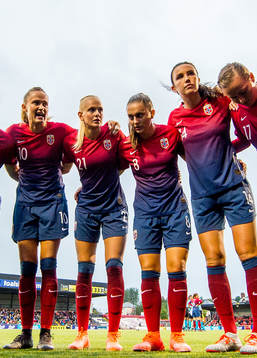 Caroline Graham Hansen, Karina Sævik, Vilde Bøe Risa and