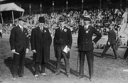Ledarna för Skandinaviska tävlingarna. 31 augusti 1919