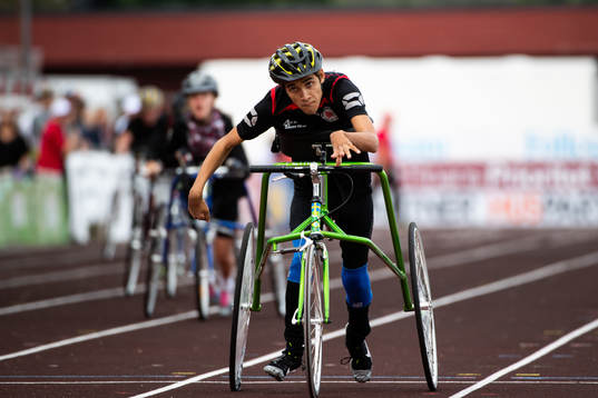 Olof da Silva, Norrbacka HIF deltar i racerunning 100 meter