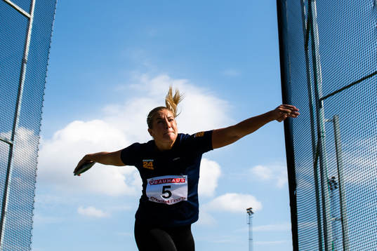 Fanny Roos, Athletics 24Seven SK deltar i diskus