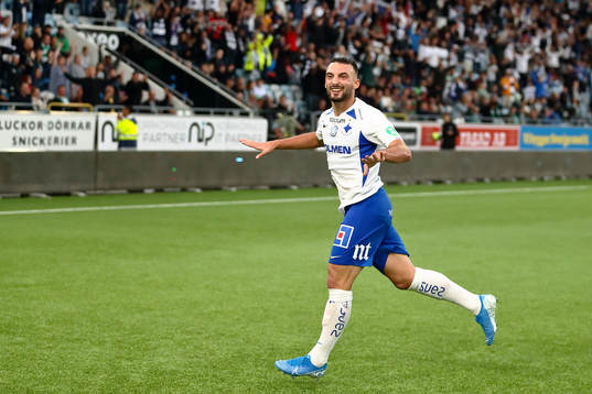 IFK Norrköpings Sead Haksabanovic jublar