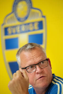 Janne Andersson, head coach of the Swedish national