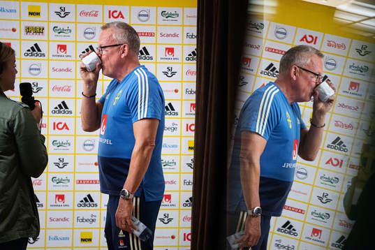 Janne Andersson, head coach of the Swedish national