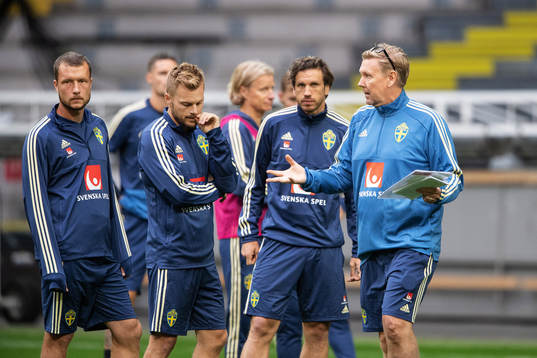 Jakob Johansson, Sebastian Larsson, Gustav Svensson and