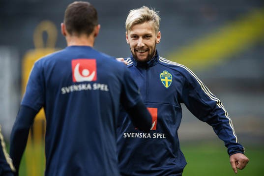 Emil Forsberg of the Swedish national football team