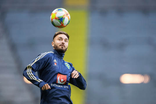 Bläddra bland fler bilder av Football, UEFA Euro Qualifier, Sweden, training session