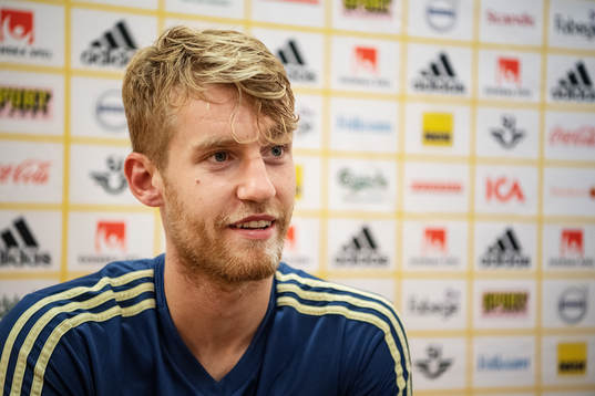 Filip Helander of the Swedish national football team
