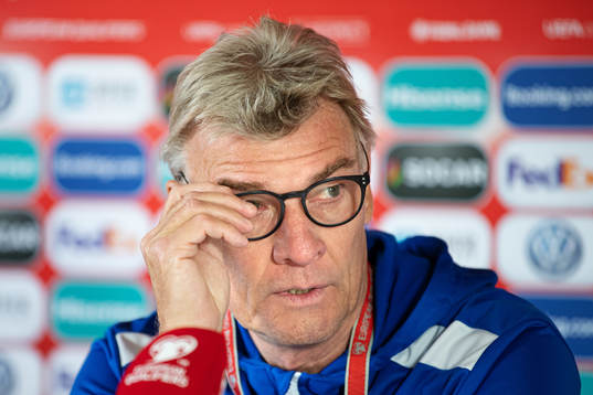 Lars Olsen, head coach of the Faroe Islands national