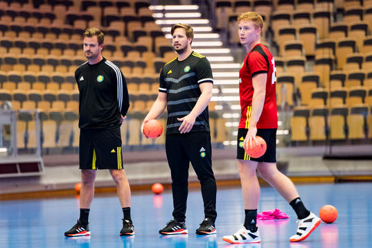 Huvudtränare Kristian Berndtsson, sportchef Emil Berggren