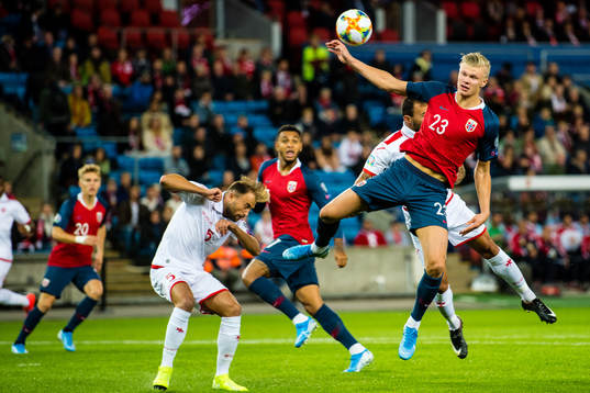 Erling Braut  Haaland of Norway