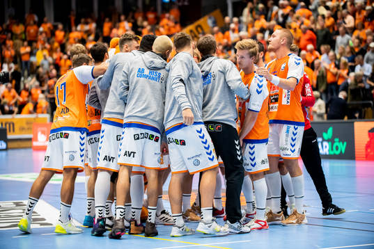 Kristianstads spelare jublar