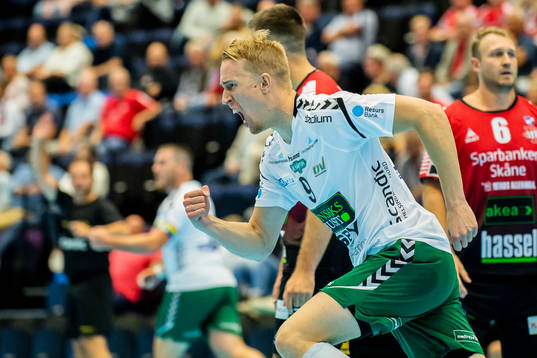 Helsingborgs Linus Nilsson jublar