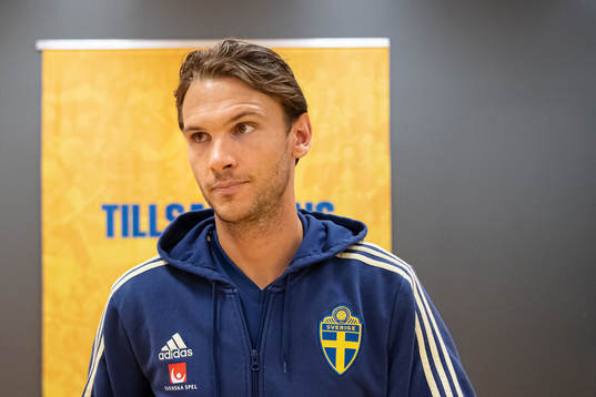 Albin Ekdal of the Swedish national football team