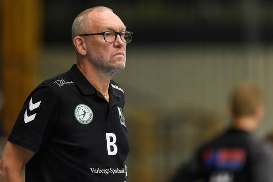 Varbergs assisterande tränare Thomas Gustavsson  före