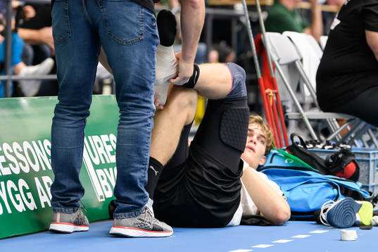 Lugis Karl Wallinius med skada