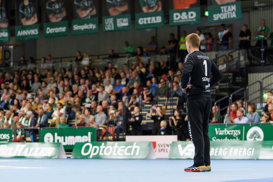 Varbergs målvakt Carl Aronius