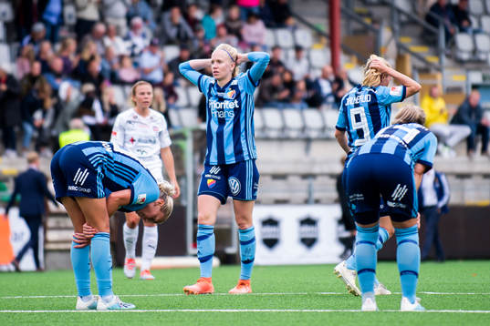 Djurgårdens spelare deppar