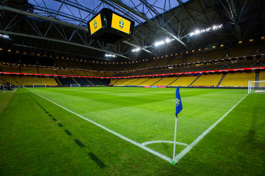 General view of Friends Arena