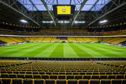 General view of Friends Arena