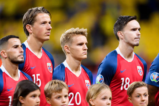 Sander Bergen, Martin Ødegaard and Ole Kristian Selnæs of
