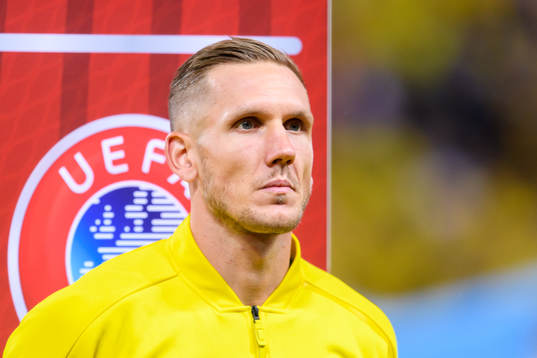 Goalkeeper Robin Olsen of Sweden at lineup