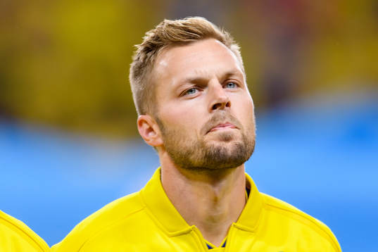 Sebastian Larsson of Sweden at lineup