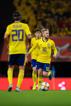 Emil Forsberg of Sweden