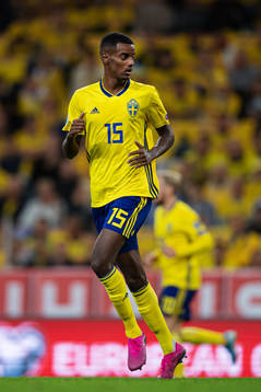 Alexander Isak of Sweden