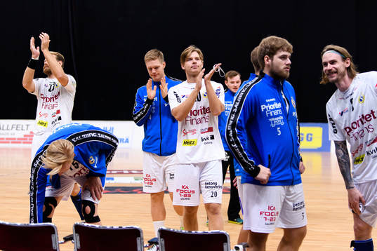 Redbergslids spelare tackar publiken