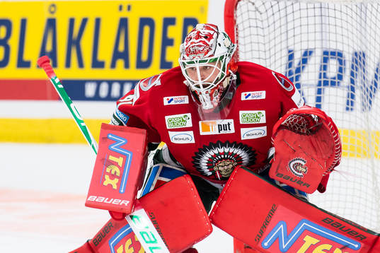 Frölundas målvakt Niklas Rubin