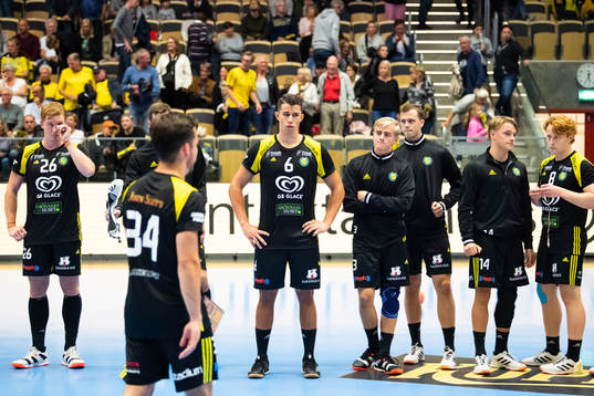Sävehofs Jonathan Edvardsson och Adam Blanche deppar