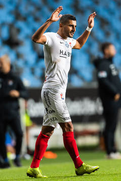 Örgrytes Ailton Almeida jublar