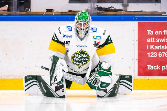 Björklövens målvakt Mattias Pettersson