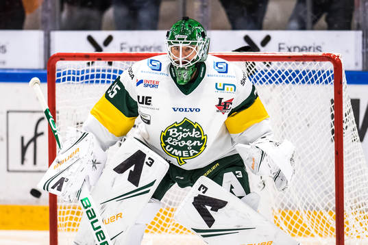 Björklövens målvakt Joe Cannata