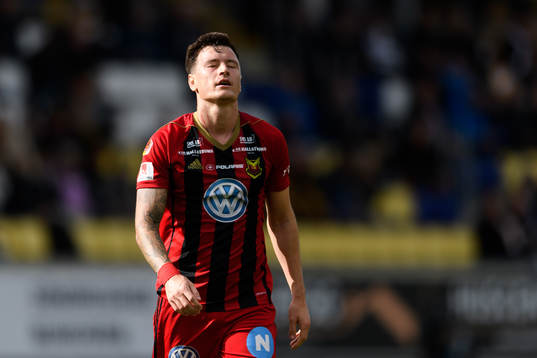Östersunds Jamie Hopcutt deppar