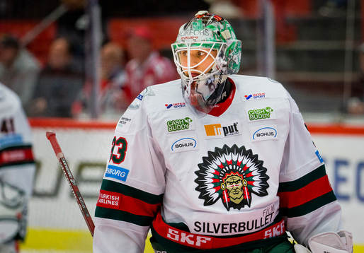 Frölundas målvakt Johan Mattsson