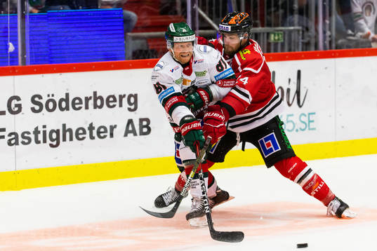 Frölundas Ryan Lasch och Örebros Aaron Irving