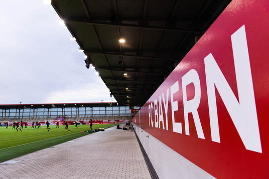 A FC Bayern sign