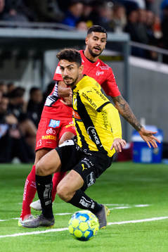 Elfsborgs Rami Kaib och Häckens Daleho Irandust