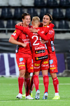 Elfsborgs Simon Olsson, Simon Strand och Jonathan Levi