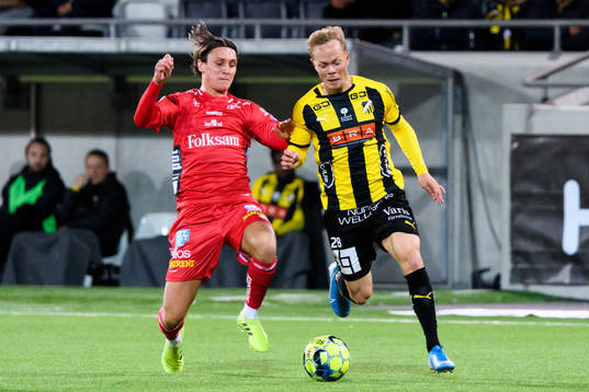 Elfsborgs Jonathan Levi och Häckens Adam Andersson