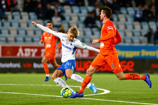 Målchans för IFK Norrköpings Pontus Almqvist